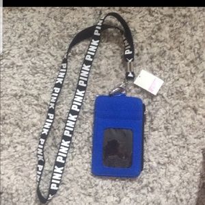 Pink lanyard